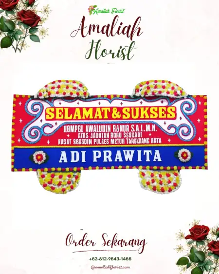 Papan Bunga Ucapan Selamat Gilimanuk